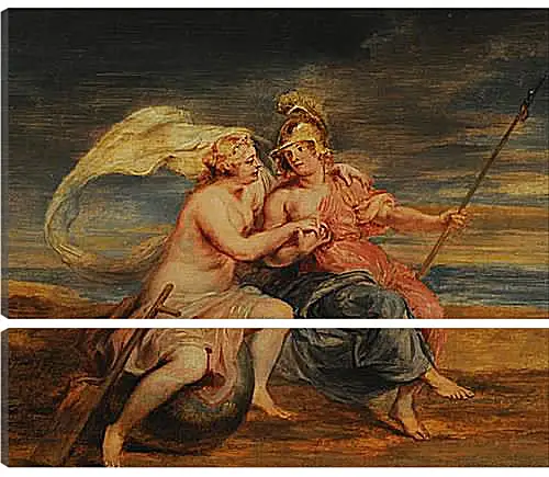 Модульная картина - Allegory of Fortune and Virtue. Питер Пауль Рубенс