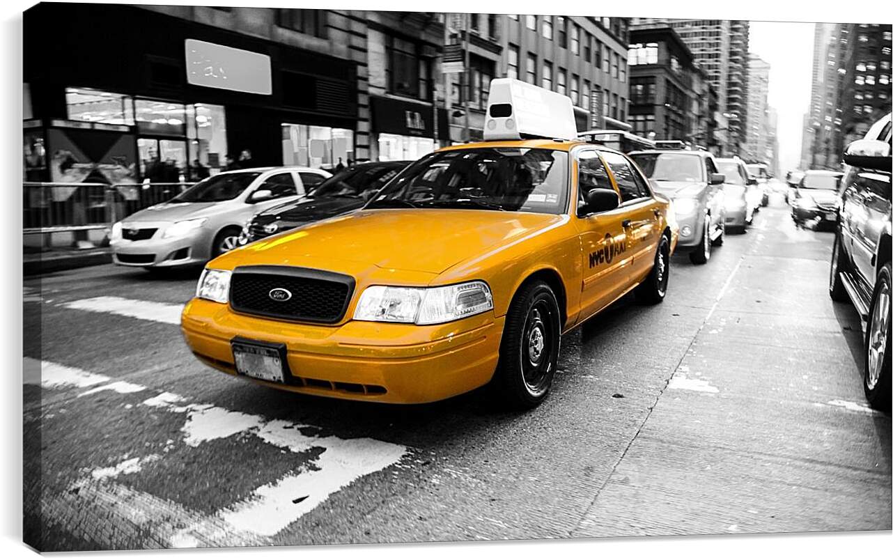 Постер и плакат - Такси. Нью-Йорк.
