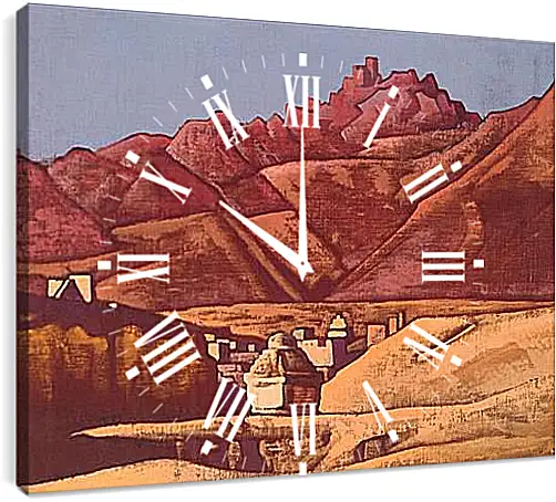 Часы картина - Лех. Рерих Николай