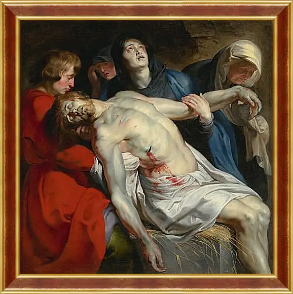 Картина в раме - The Entombment. Питер Пауль Рубенс