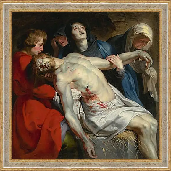 Картина в раме - The Entombment. Питер Пауль Рубенс