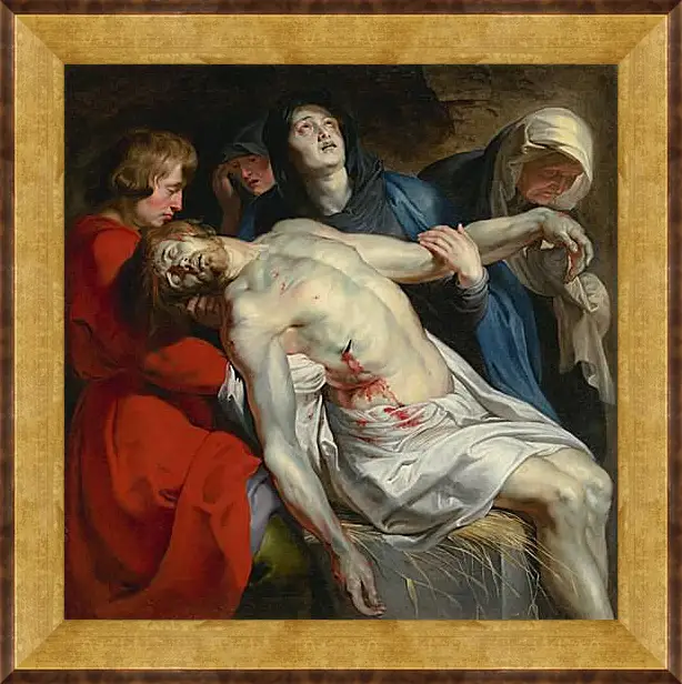 Картина в раме - The Entombment. Питер Пауль Рубенс