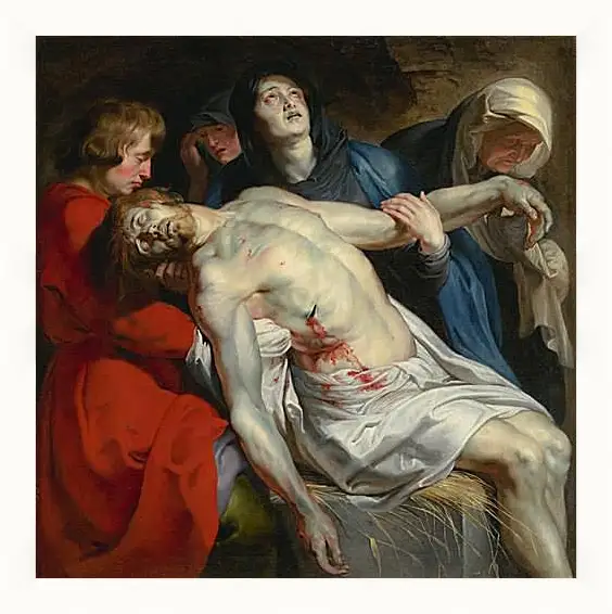 Картина в раме - The Entombment. Питер Пауль Рубенс