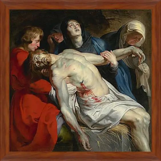 Картина в раме - The Entombment. Питер Пауль Рубенс