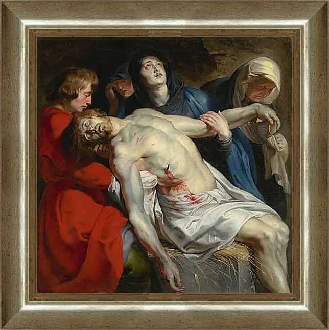 Картина в раме - The Entombment. Питер Пауль Рубенс