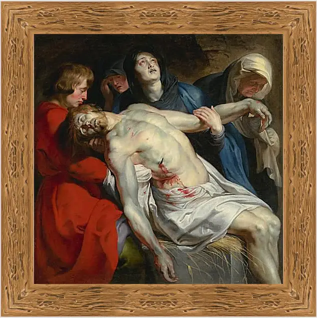 Картина в раме - The Entombment. Питер Пауль Рубенс