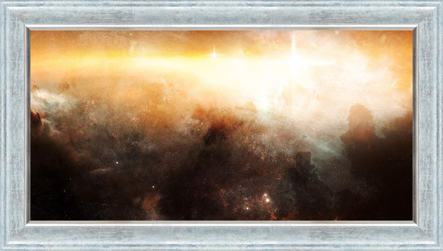 Картина в раме - Звёздное скопление