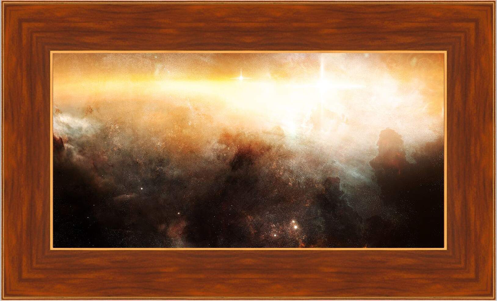 Картина в раме - Звёздное скопление
