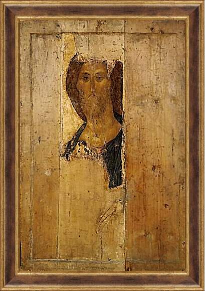 Картина в раме - Христос Вседержитель. Рублев Андрей