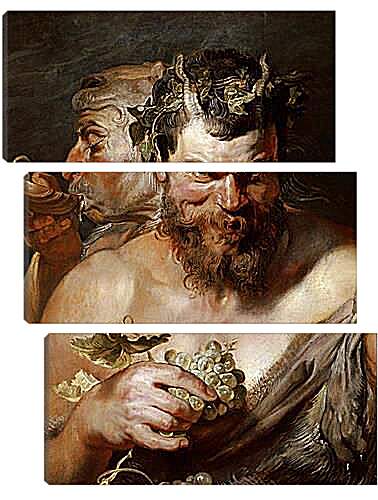 Модульная картина - Two Satyrs. Питер Пауль Рубенс