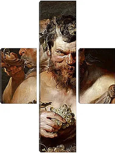 Модульная картина - Two Satyrs. Питер Пауль Рубенс