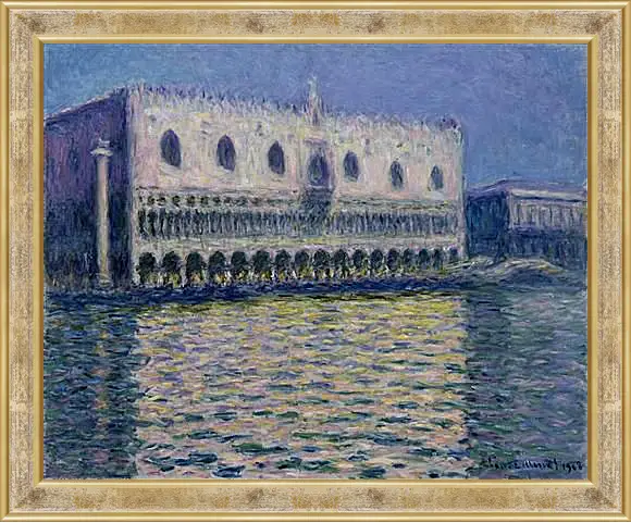 Картина в раме - Palazzo Ducale. Клод Моне