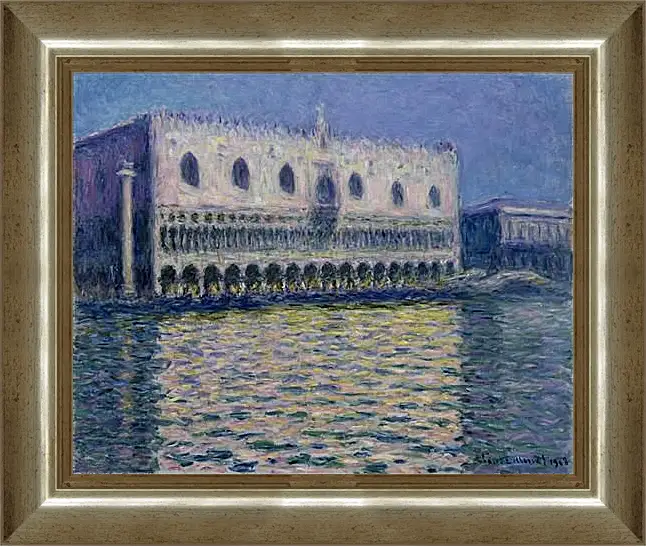 Картина в раме - Palazzo Ducale. Клод Моне