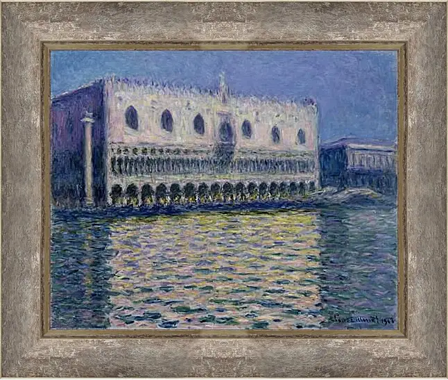 Картина в раме - Palazzo Ducale. Клод Моне