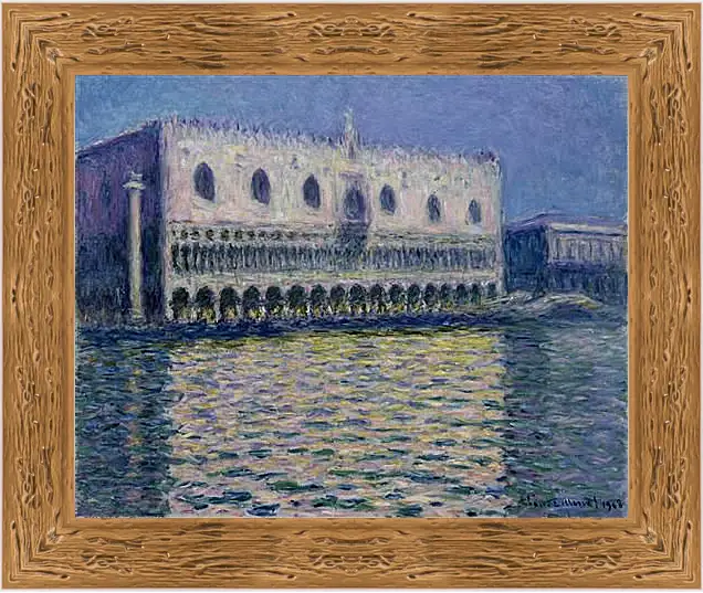 Картина в раме - Palazzo Ducale. Клод Моне