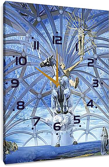 Часы картина - Santiago El Grande. (Сантьяго Эль Гранде) Сальвадор Дали