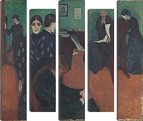Модульная картина - A Portrait of Grief. Эдвард Мунк