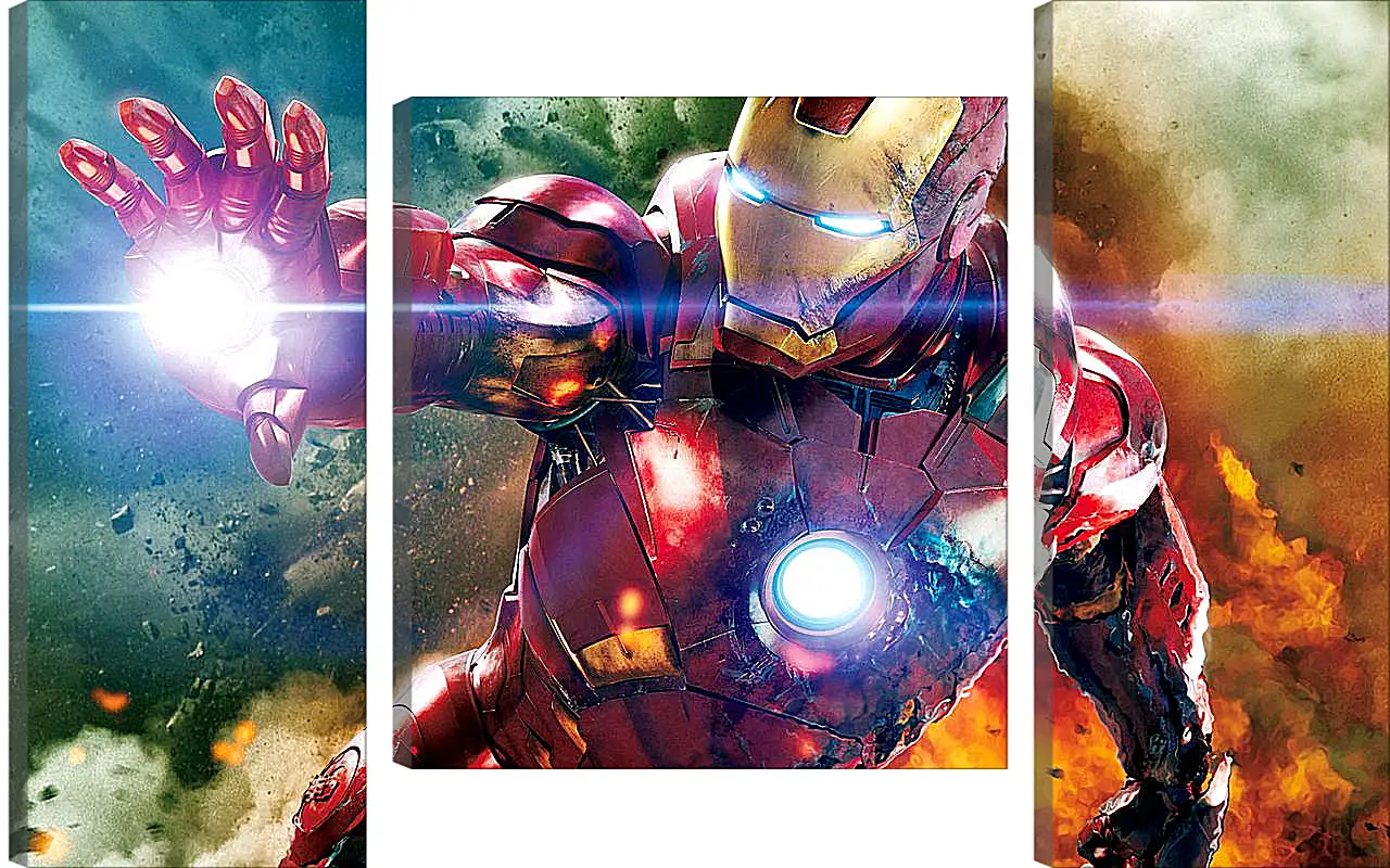 Модульная картина - Железный человек. Iron Man