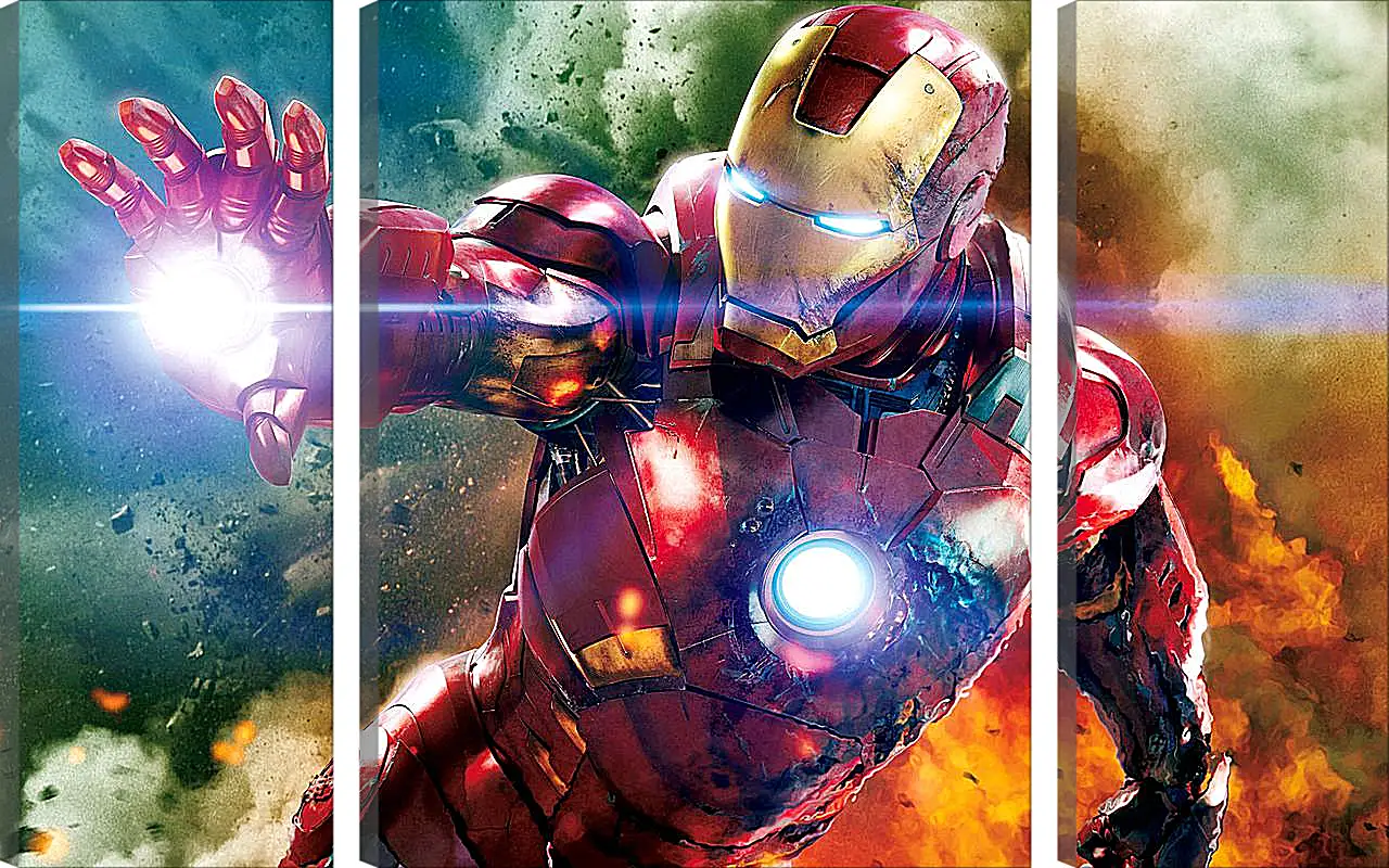 Модульная картина - Железный человек. Iron Man