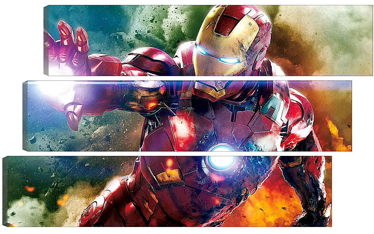 Модульная картина - Железный человек. Iron Man