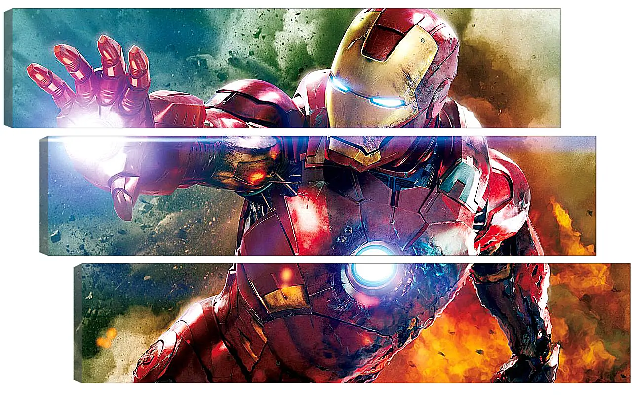 Модульная картина - Железный человек. Iron Man