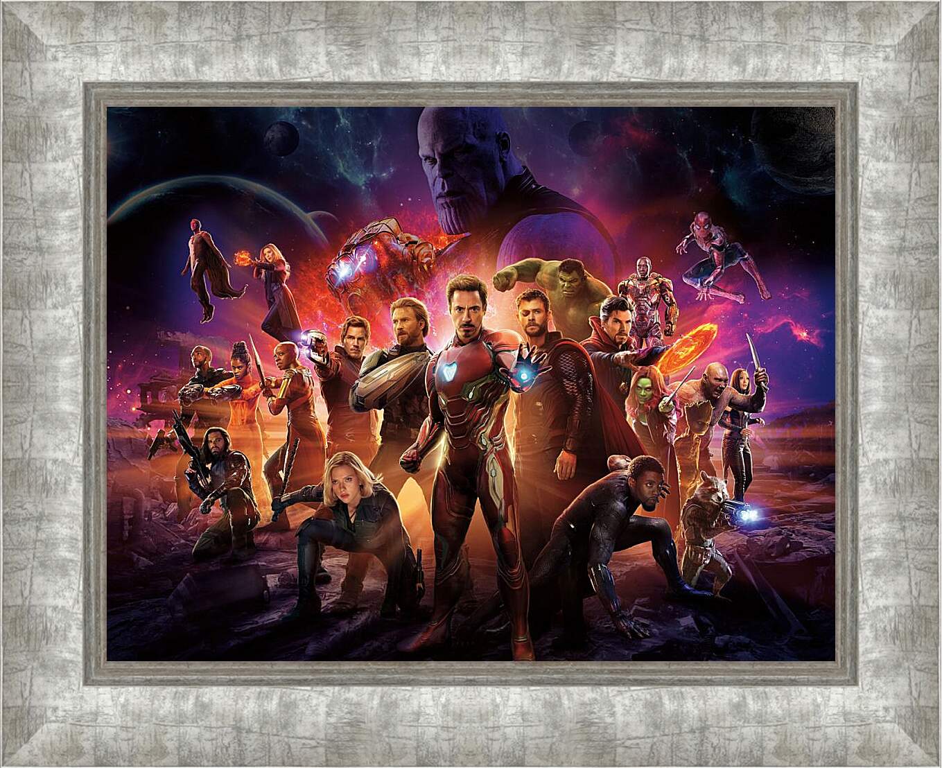 Картина в раме - Мстители Война бесконечности