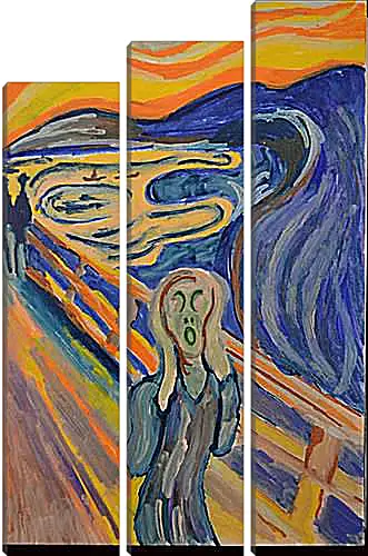 Модульная картина - the scream. Эдвард Мунк