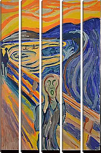 Модульная картина - the scream. Эдвард Мунк