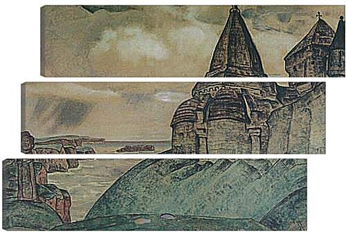 Модульная картина - Могила викинга. Рерих Николай