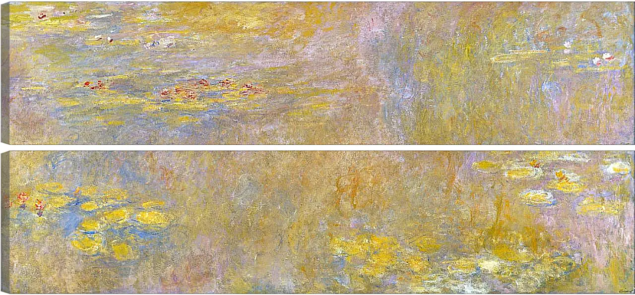 Модульная картина - Water-Lilies 2. Клод Моне