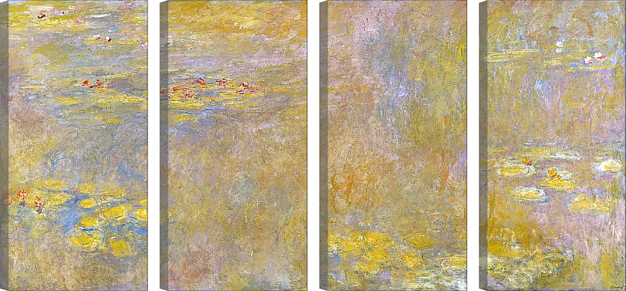 Модульная картина - Water-Lilies 2. Клод Моне