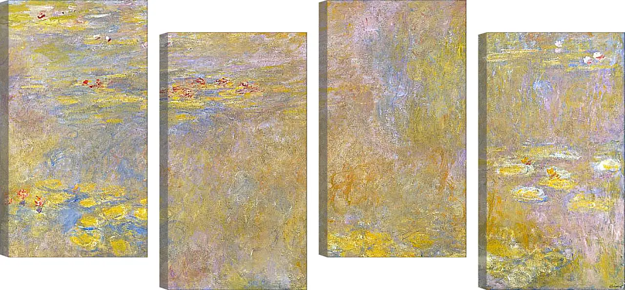Модульная картина - Water-Lilies 2. Клод Моне