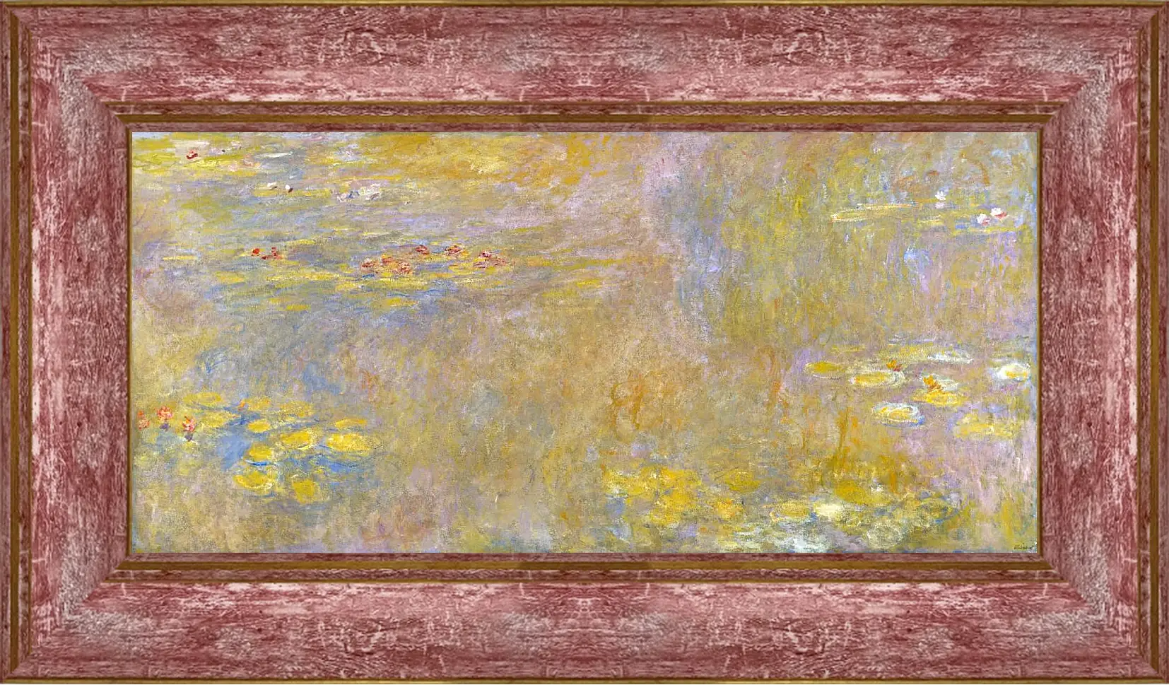 Картина в раме - Water-Lilies 2. Клод Моне