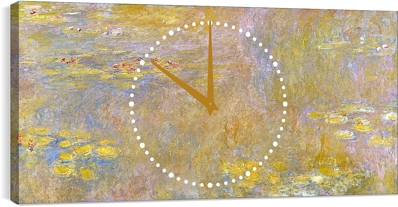 Часы картина - Water-Lilies 2. Клод Моне