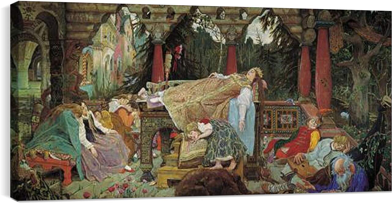 Постер и плакат - Спящая царевна. Виктор Васнецов
