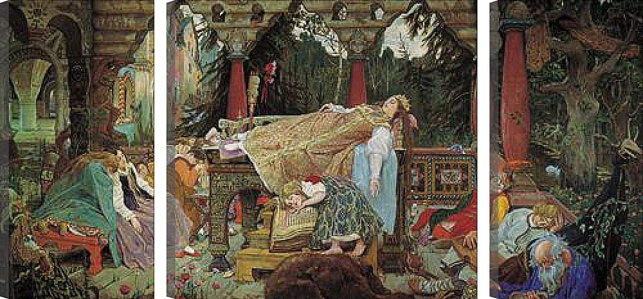 Модульная картина - Спящая царевна. Виктор Васнецов