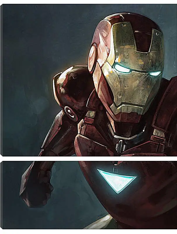 Модульная картина - Железный человек. Iron Man