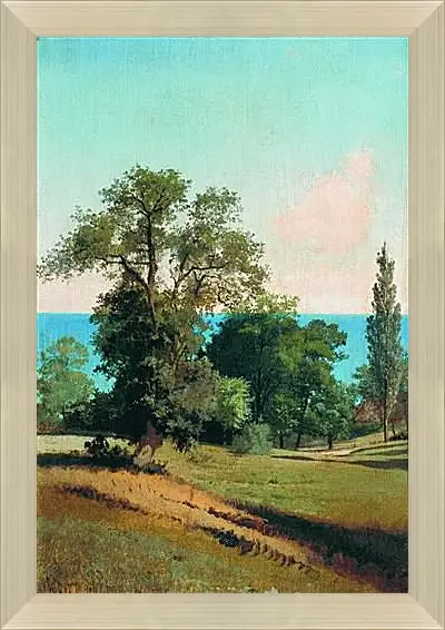 Картина в раме - Южный пейзаж. Мещерский Арсений