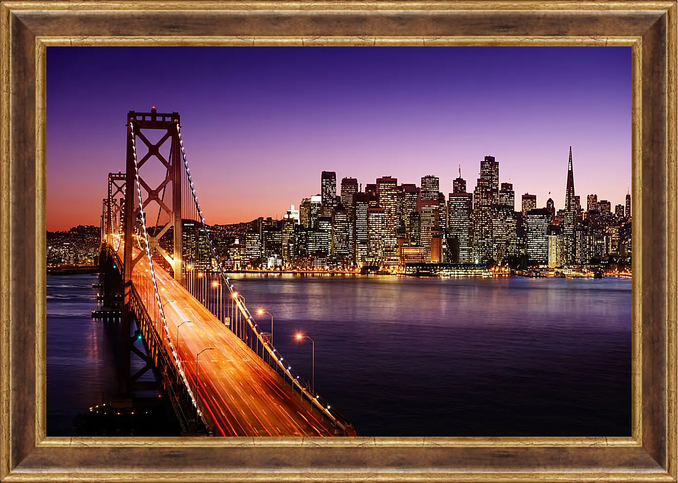 Картина в раме - Golden Gate Bridge SanFrancisco