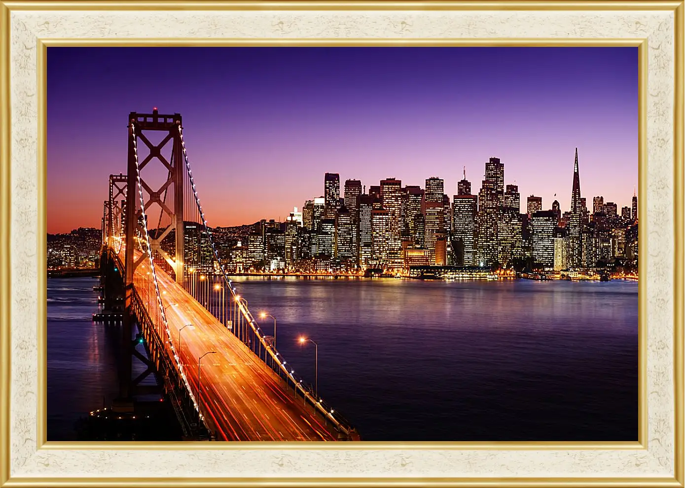 Картина в раме - Golden Gate Bridge SanFrancisco