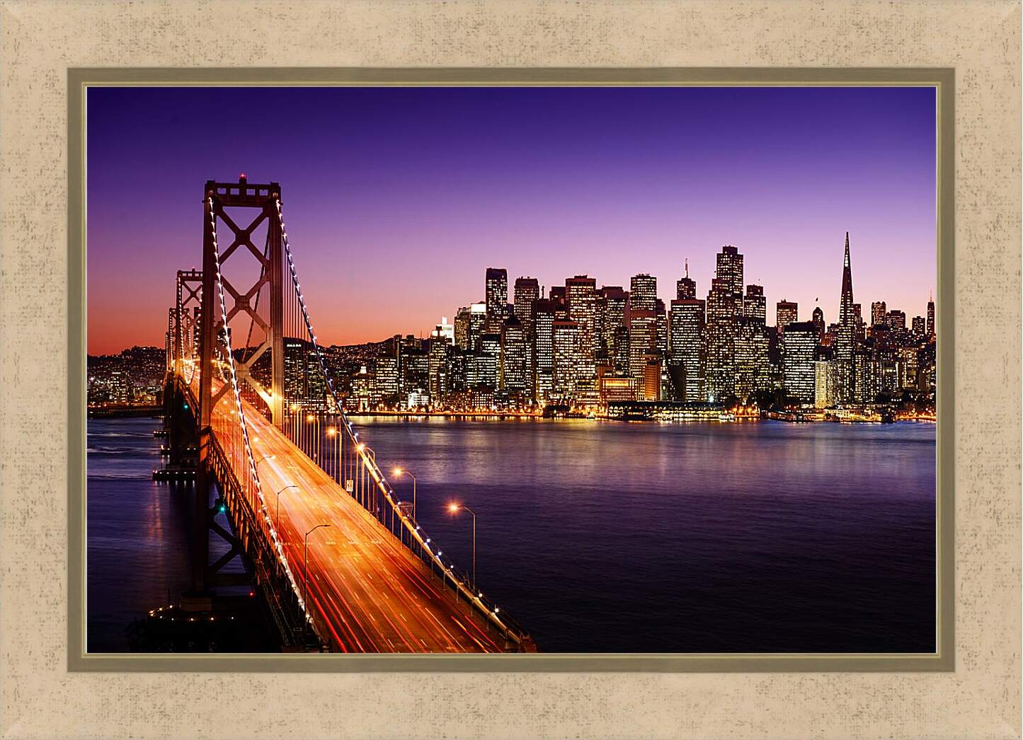 Картина в раме - Golden Gate Bridge SanFrancisco