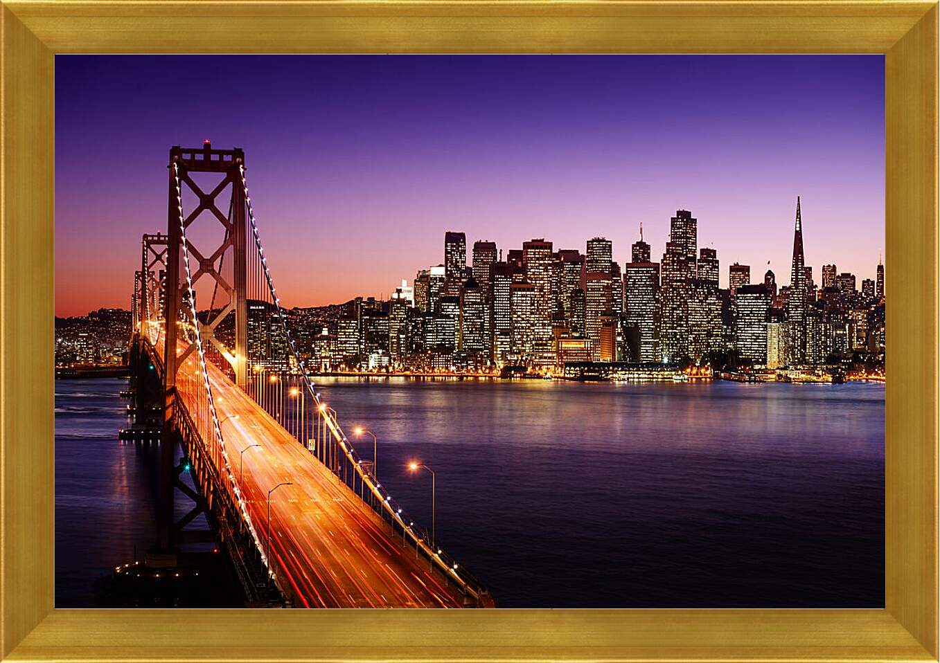 Картина в раме - Golden Gate Bridge SanFrancisco