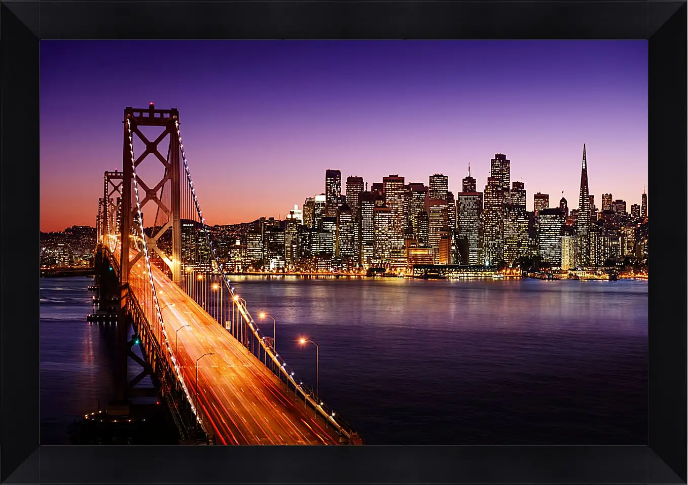 Картина в раме - Golden Gate Bridge SanFrancisco