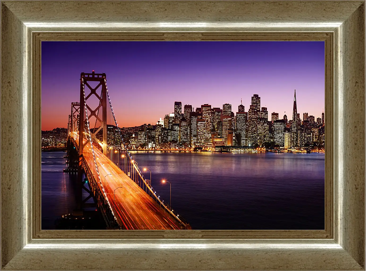 Картина в раме - Golden Gate Bridge SanFrancisco