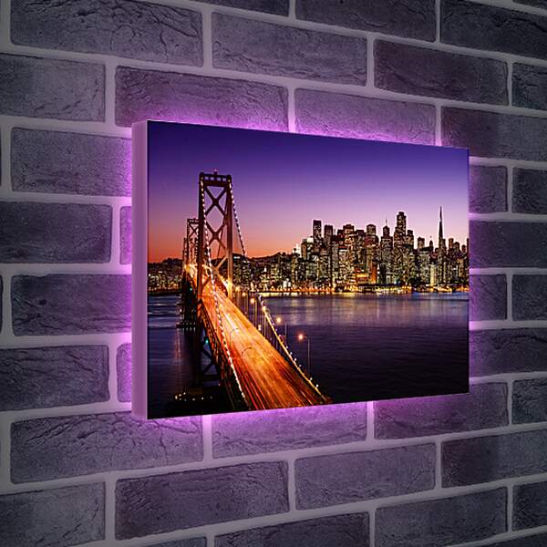 Лайтбокс световая панель - Golden Gate Bridge SanFrancisco
