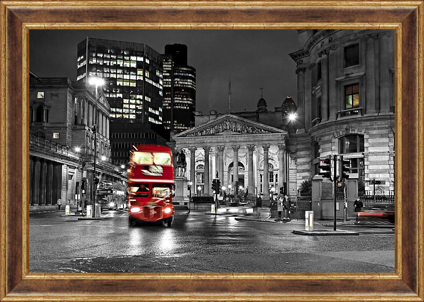 Картина в раме - Лондонский автобус