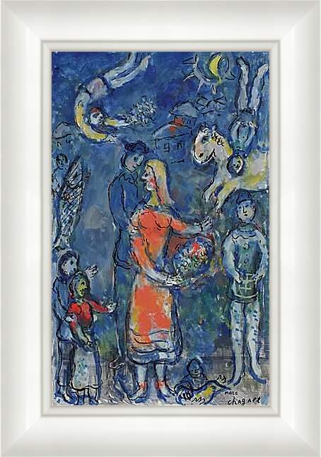 Картина в раме - AUTOUR DU COUPLE 1975-78. (Волшебная флейта) Марк Шагал