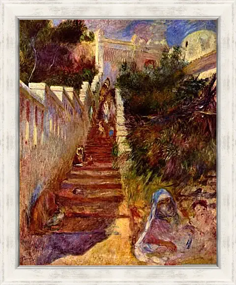 Картина в раме - Treppe in Algier. Пьер Огюст Ренуар