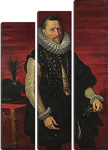 Модульная картина - Portrait of the Archduke Albert. Питер Пауль Рубенс