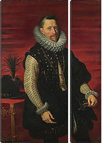 Модульная картина - Portrait of the Archduke Albert. Питер Пауль Рубенс